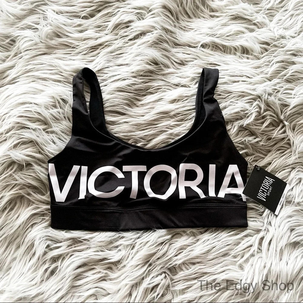 Victoria Sport | Player Logo Scoopneck Sports Bra - Picture 1 of 9